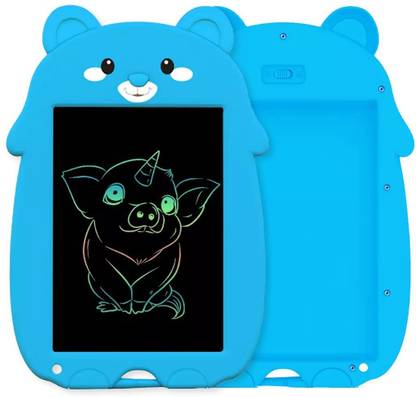 Wembley Bear LCD Writing Pad Tablet 9" Reusable Tab with Colorful Letters Graphic Tablet