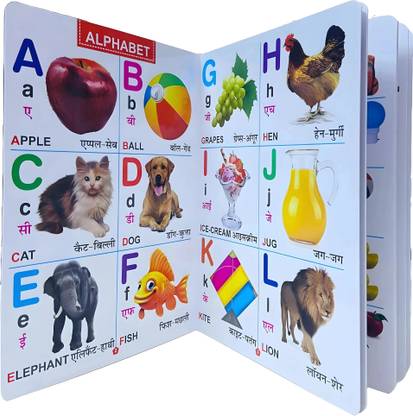 GAMLOID All in one for Pre-nursery to Primary Kids (My Favourite Big Plastic Board Book)
