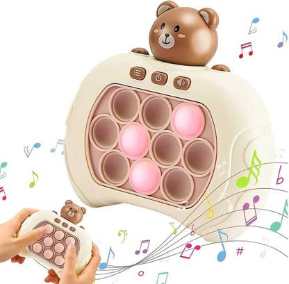 giftsrus Poppet Fidget Toy with Light & Music-Battery Operated Sensory Toy