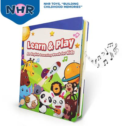 NHR Learn & Play Interactive Musical English Educational Learning Book for 2 Year+