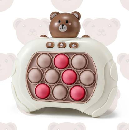 Cyrus 100% Bubble Pop, Quick Push Game Console, Push Button Toy for Kids Girl, Boy