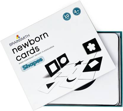 Brainsmith Shapes Learning Picture Flash Cards Set for Baby and Infants (0-6 month old)