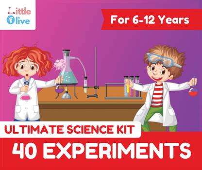 Little Olive 40 Experiment Kit for 6 - 12 Year Old