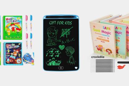 crockdile Reusable Water Drawing Book: No Mess, More Fun