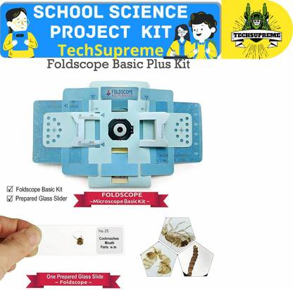 TechSupreme FOLDSCOPE Classroom Kit (Paper DIY Microscope)