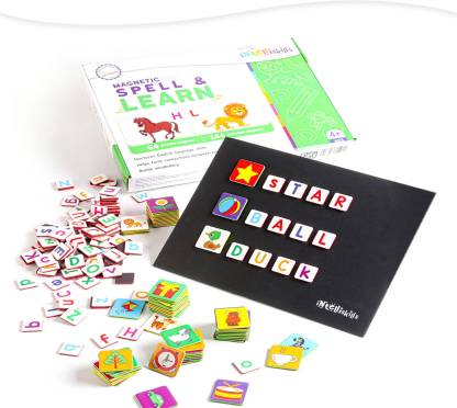 FIRSTCRY INTELLISKILLS Magnetic Spell & Learn Picture & Alphabets ...