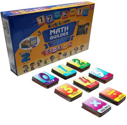 Game Phactory Maths Builder Kits for Kids Early Learning Flash Cards, Play & Learn Addition