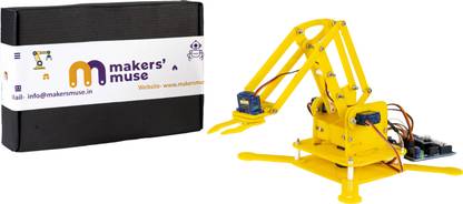 Makers Muse Robotic Arm Kit/DIY Robotic Kit for Kids/Educational Robotic Arm With Gripper
