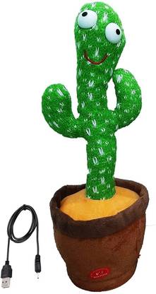 Cyrus Bebies Favorite Cactus Toy Singing Dancing Randomly and Freely Switch Songs Toy