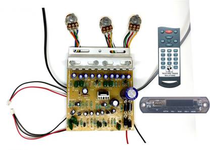 TECH AND TRADE 100W DIY STEREO AUDIO AMPLIFIER CIRCUIT KIT BOARD DUAL TONE BASS TREBLE 4440 IC BLUETOOTH MODULE SOUND CARD