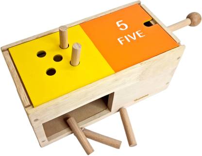 BumBee Wooden Peg Counting Box