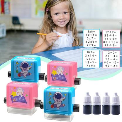 kunjsale ks-stamp Roller-4 Stamp Pad Ink