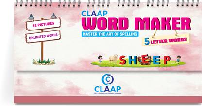 CLAAP 5 LETTER - WORD MAKER FLIP BOOK