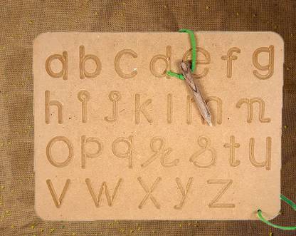 Plus Shine Small ABCD Alphabet Writing Board for Kids Learning Writing Improvement Slates