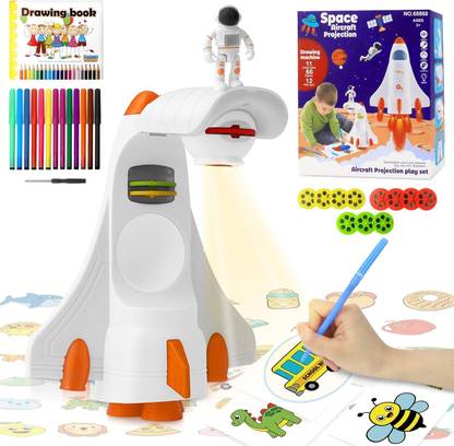 Bestie Toys Drawing Projector Table for Kids Trace and Draw Projector Toy