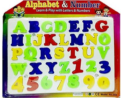Vinland ALPHABET & NUMBER TOY Alphabets Numeric Educational Toys Set for Kids