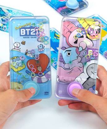 Paper Moon BTS Handheld Water Console Ring Toss Water Game for Kids, 1pc - Design May Vary
