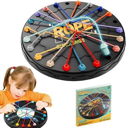 Verilux Rope Untying Challenge Stack Puzzle Brainy Knots Untangle Table Puzzle Game