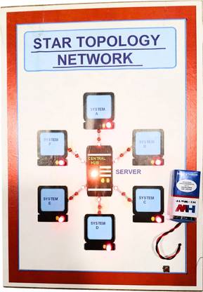 MELODY's Star Topology Network Computer And Networking Working Project for School.