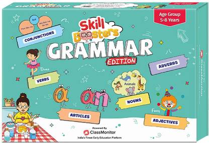 ClassMonitor + Activity Sheets For Age 5-8 Years English Grammar Kit for Kids