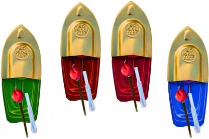 kd and sons set of 4 steam Boat with free wax candle & dropper|| pop pop Boat || putt putt boat || fat fat boat