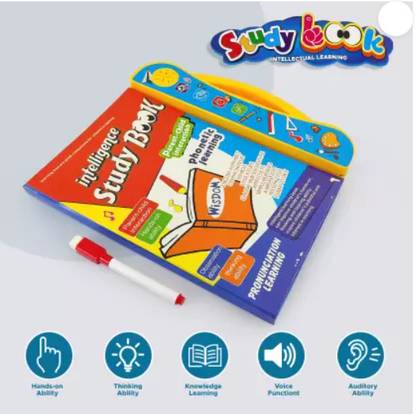 Intelligent Intelligence (IND*12) Book English Letters & Words Learning Sound Book