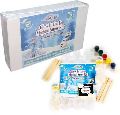 Link With Science Glow in Dark Magical Snow Kit. Make Your Own Snow.