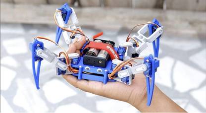 Printed Bots Quadruped Spider Robot DIY Kit 3D Printed Parts With Screws without Servos