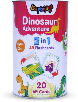 Leapbridge Augmented Reality (AR) Flash Cards Dinosaur Adventure Game