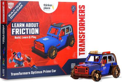 ThinkerPlace Transformers Optimus Prime DIY Car Kit | Build, Learn & Play