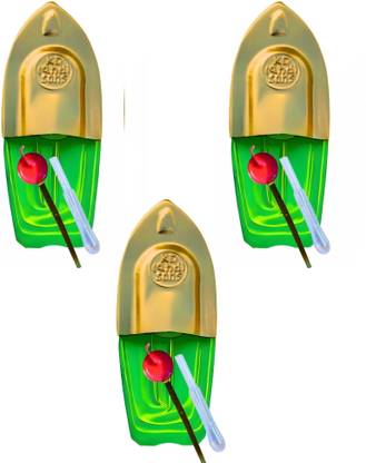 kd and sons 3 pcs steam boat toy ||pop pop boat with free wax candle & dropper