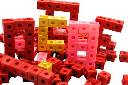 THE LABWORLD Math Snap Interlocking Cubes, 2cm, Kids Building Blocks for kids