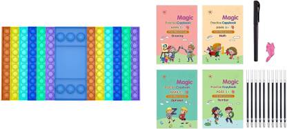 viel spiel Sank Magic Practice Copybook, Pop It Fidget Toy