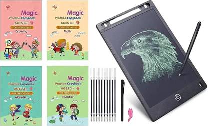 ultimate shopping network Portable LCD Writing Board Slate Drawing Record Notes Digital Notepad with Pen Handwriting Pad Paperless Graphic Tablet for Kids at Home School, Writing Pads, Writing Tablet (Multicolor)