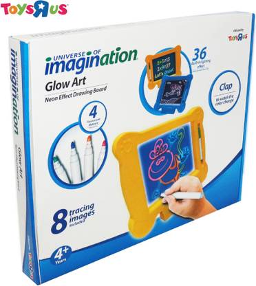 Toys R Us Universe of Imagination Glow Art Neon Effect Drawing Board