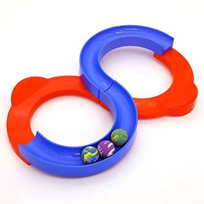 Synlark 8 Shape Infinite Loop Interaction Balancing Track Toy Creative Track with 3 Ball
