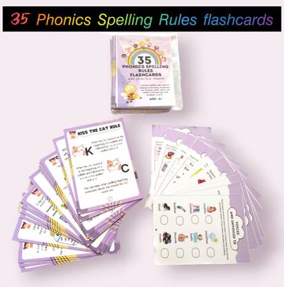 Edustar Phonics 35 spelling rule flashcards