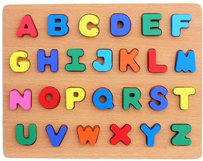 Rainbowstore ABCD wooden board buzzle
