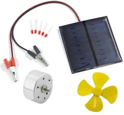 ERHIndia Solar Panel Science Project Kit with DC Motor and Propeller Solar Science