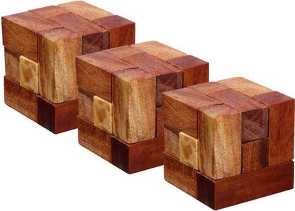 Navnirmiti Soma Cube | Classic Puzzle for Logical Thinking & Spatial Awareness | Pack of 3