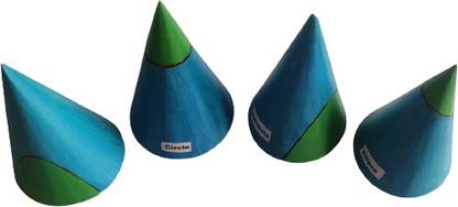 SMEI Conic Section (Set of 4): Parabola, Hyperbola, Circle & Ellipse