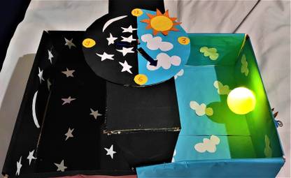 the craft gurus How Day and Night Happens with Detail - Day and Night Working Model