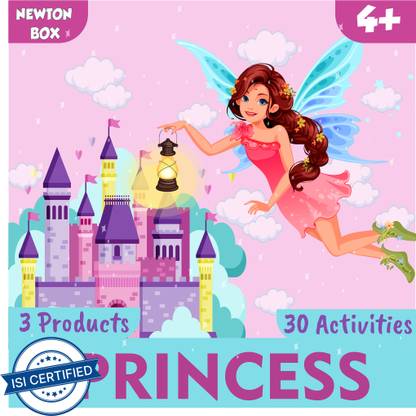 Little Olive Princess Edition 3 in 1 DIY Kit | Theme DIY Princess Kit| 4 Years and Above