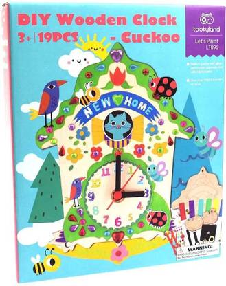 Jouets By Eduspark DIY Wooden Clock Cuckoo