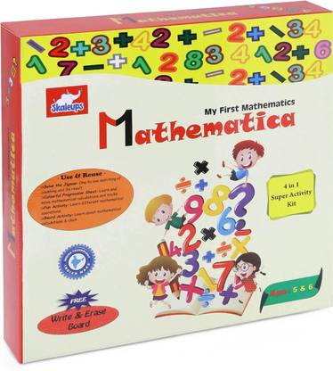 Skaleups Mathematica 4 in 1 Maths Activity Box With 30 Jigsaw Puzzles