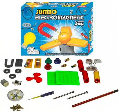 Kidziit Jumbo Electromagnetic, Interesting Tasks, Exciting Experiments Kit Set Educational Board Games