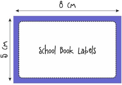 doxbox NP SCHOOL BOOK LABEL - MERMAID