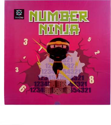 MetClap Number Ninja Board Game - Math Skill Development Toy for Kids Educational Board Games