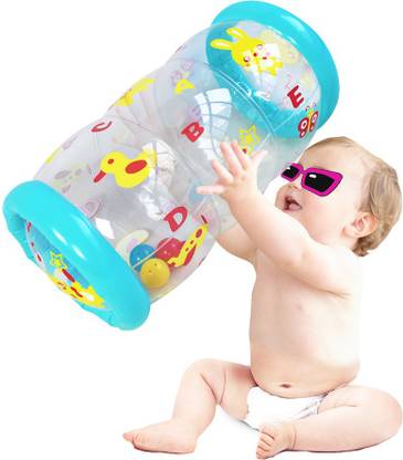 SNOWIE SOFT Baby Crawling Learning Toy,Tummy Toys for Baby ,Inflatable Crawling Roller Toy