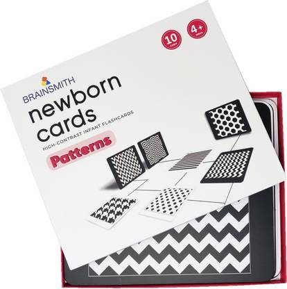 Brainsmith Patterns Learning Picture Flash Cards Set for Baby and Infants (0-6 month old)